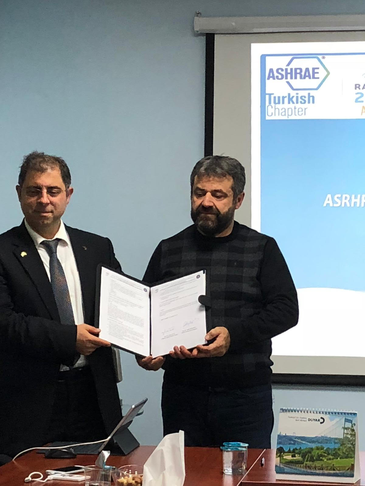 9 Temmuz 2018: Türk Isı Bilimi ve Tekniği Derneği (TIBTD) ile ASHRAE Turkish Chapter arasında İşbirliği Protokolü İmzalandı