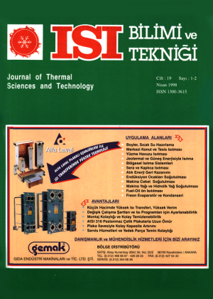 Cilt 19, Sayı 1-2 (1998)