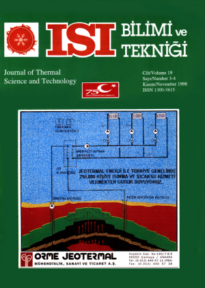 Cilt 19, Sayı 3-4 (1998)